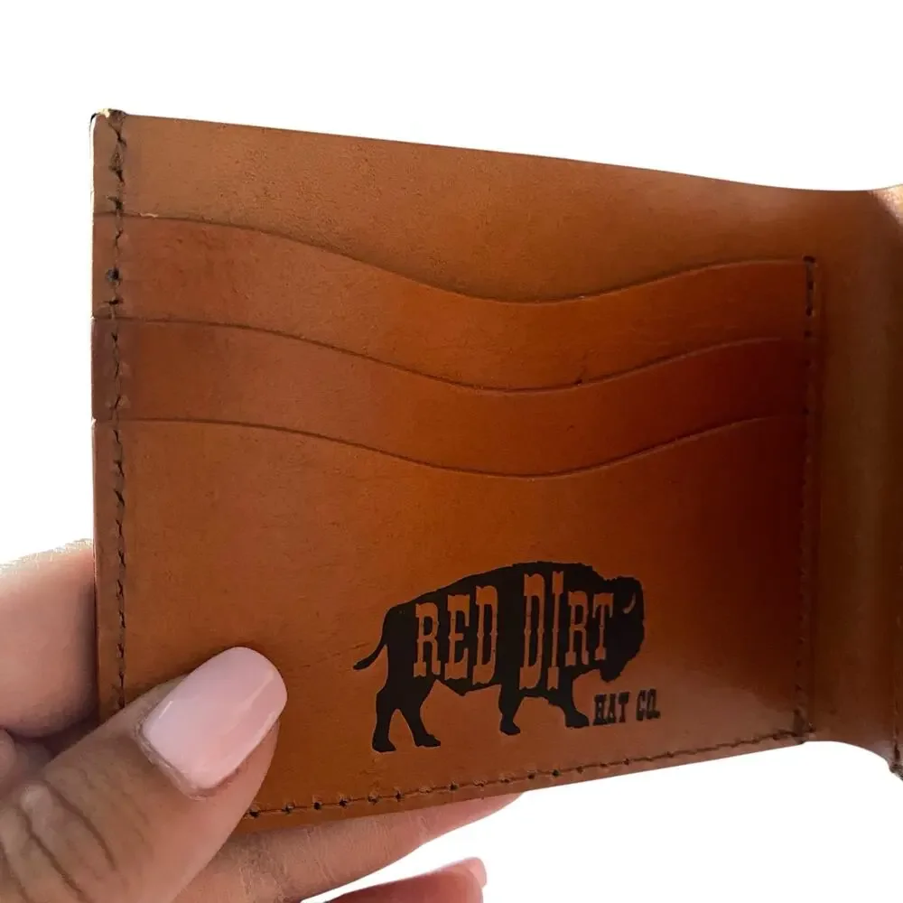 NWT Red Dirt Hat Bifold Leather Wallet Geometric Southwest Rodeo 23111881W16